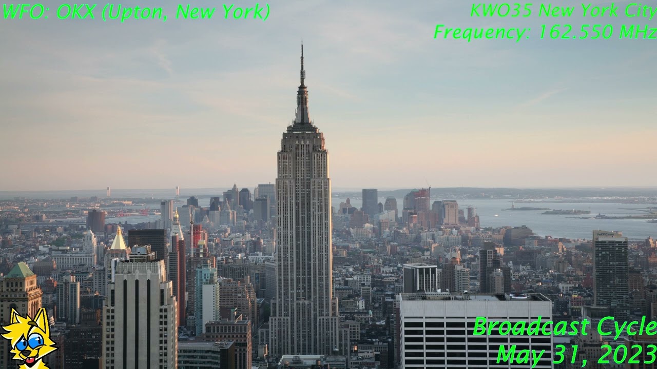 NOAA Weather Radio | KWO35 New York City Broadcast Cycle (5/31/2023)
