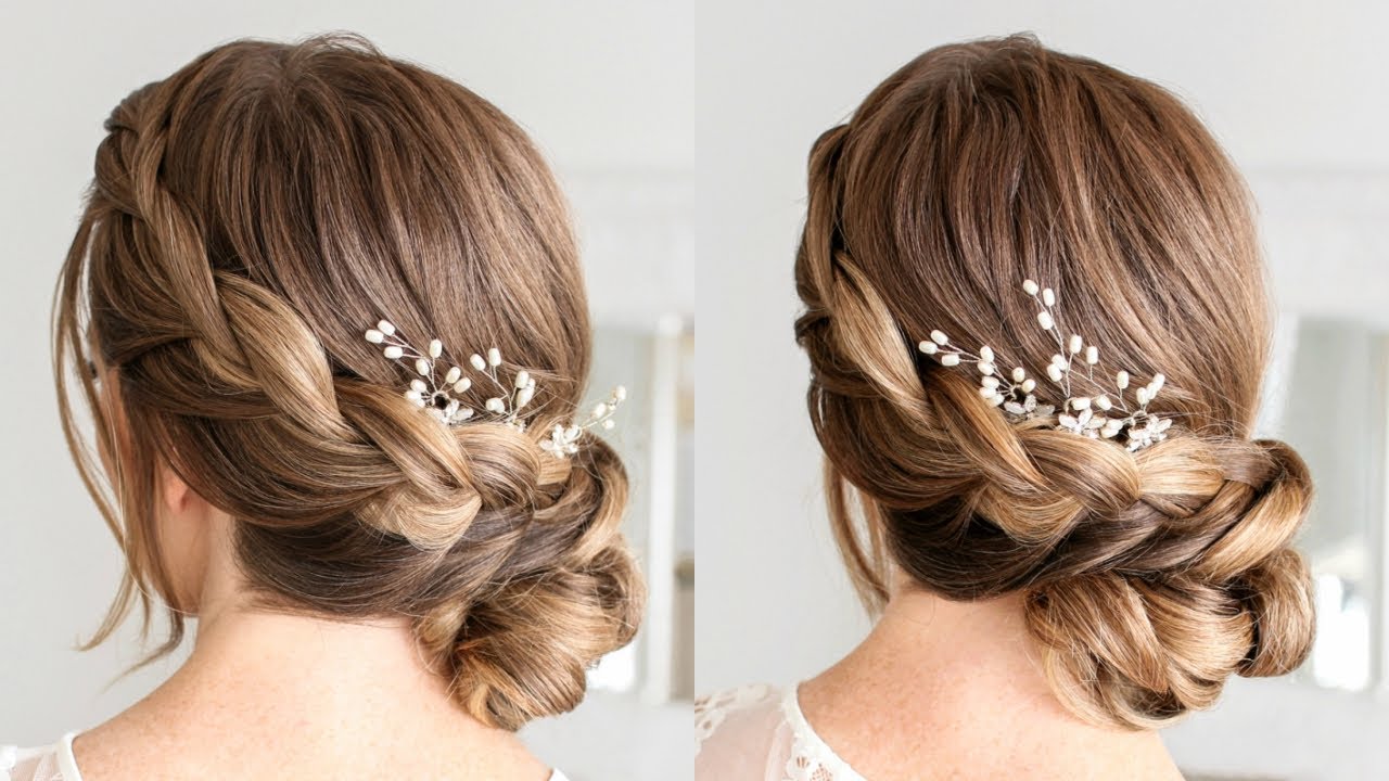 French Braid Side Bun | Missy Sue