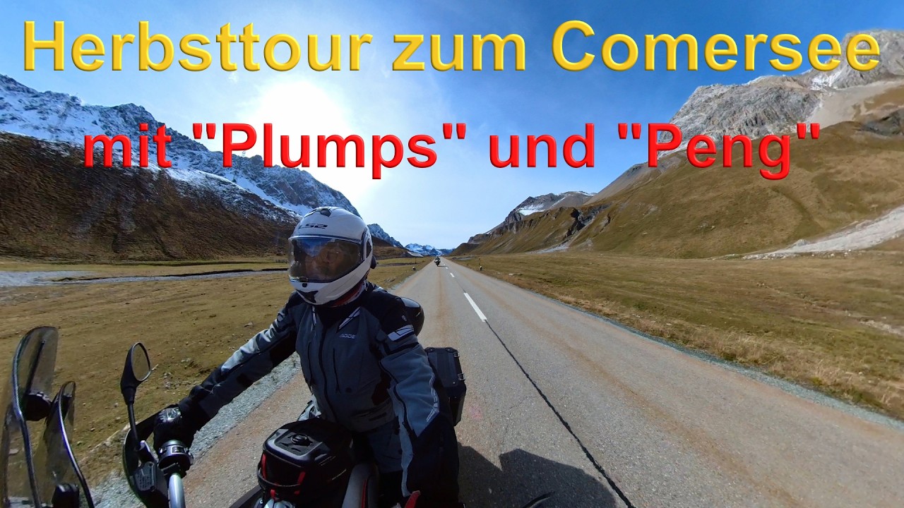 Herbsttour zum Comersee - mit Plumps und Peng