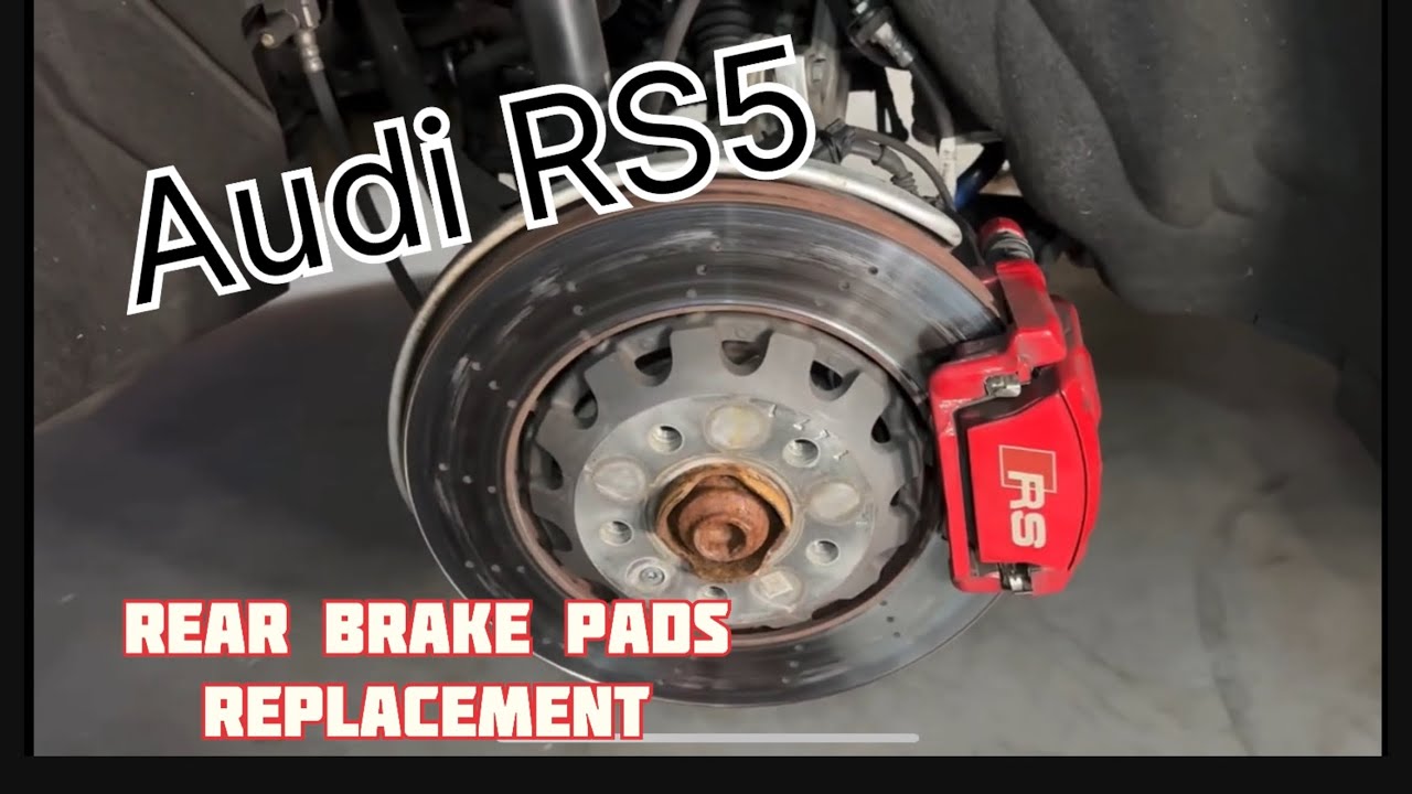 Audi RS5 Rear Brake Pad Change (Part 2)(B9.5/9)
