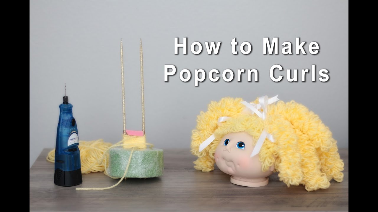 How to Make Popcorn Curls for Dolls PART 1