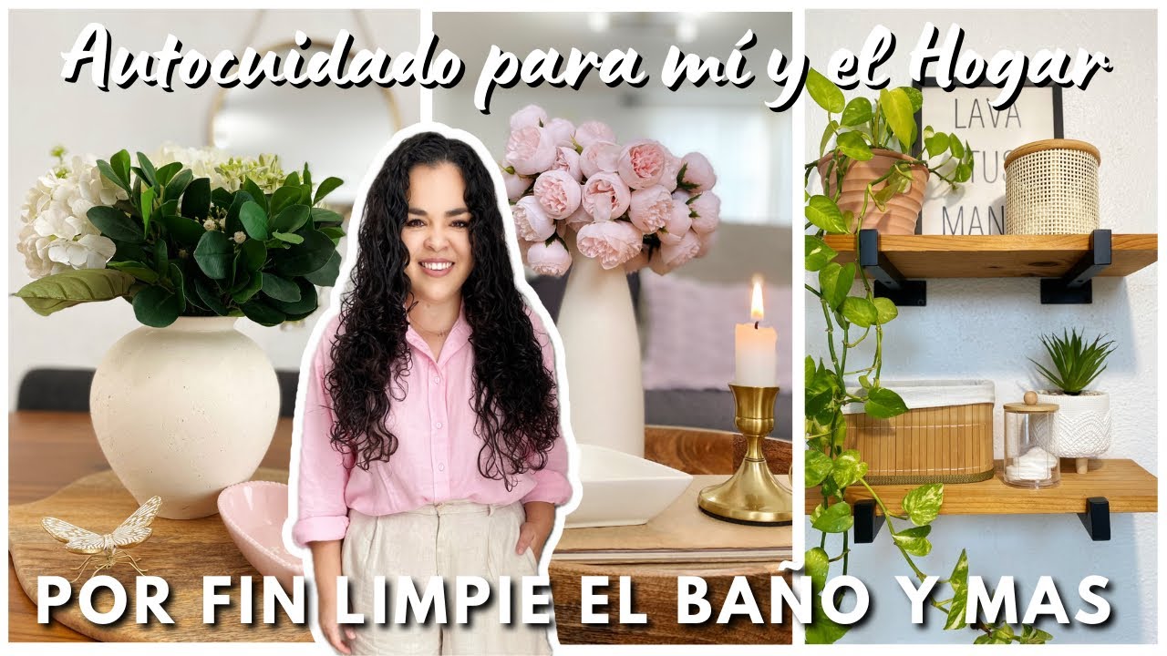 Autocuidado para mí y para la Casa 🌷| Limpia conmigo el baño , cocina y más 💓HOGAR DE HEIDI