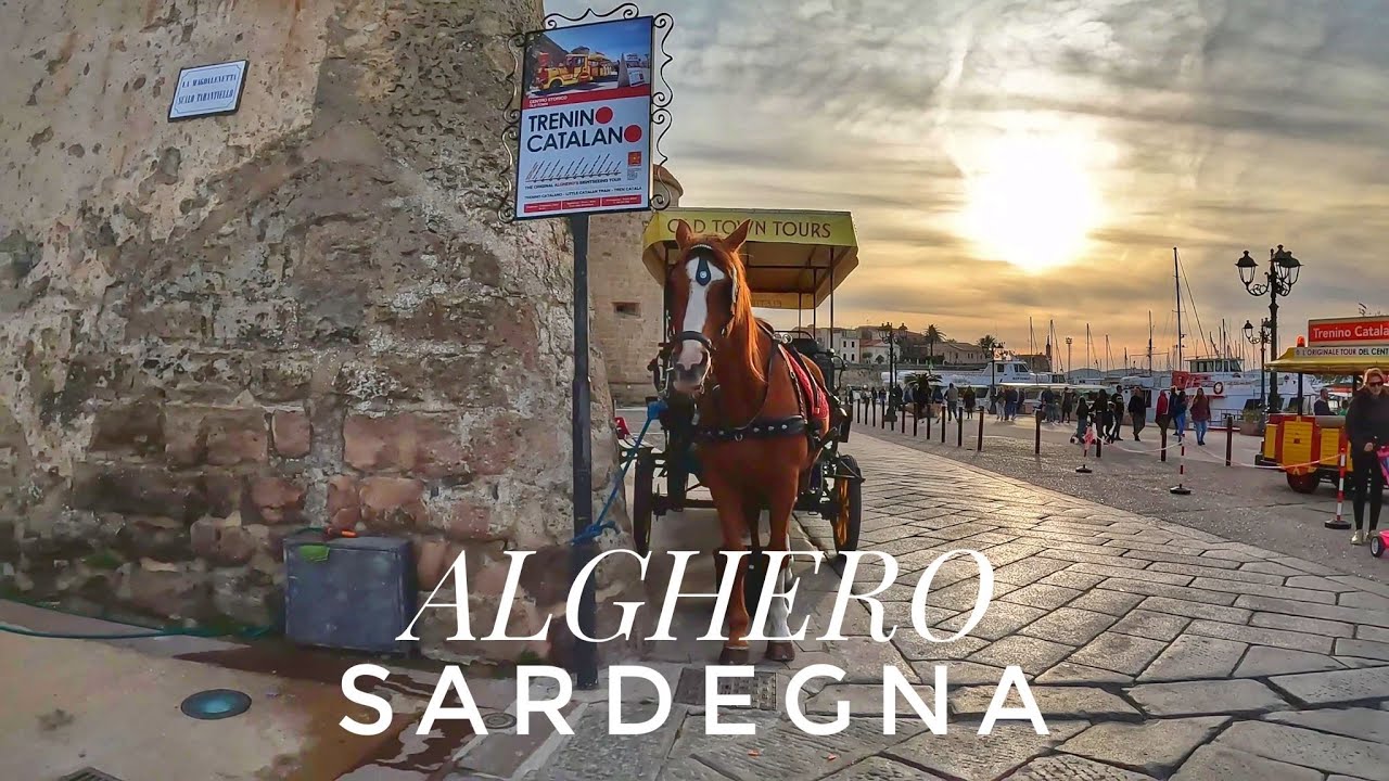 Cosa visitare nella città turistica di Alghero Sardegna 4k