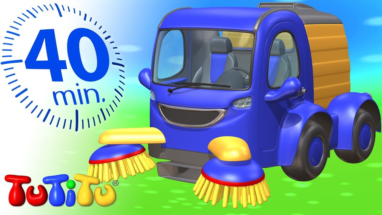 Auto Spielzeug | Kehrmaschine | TuTiTu Auto Zusammenstellung für Kinder