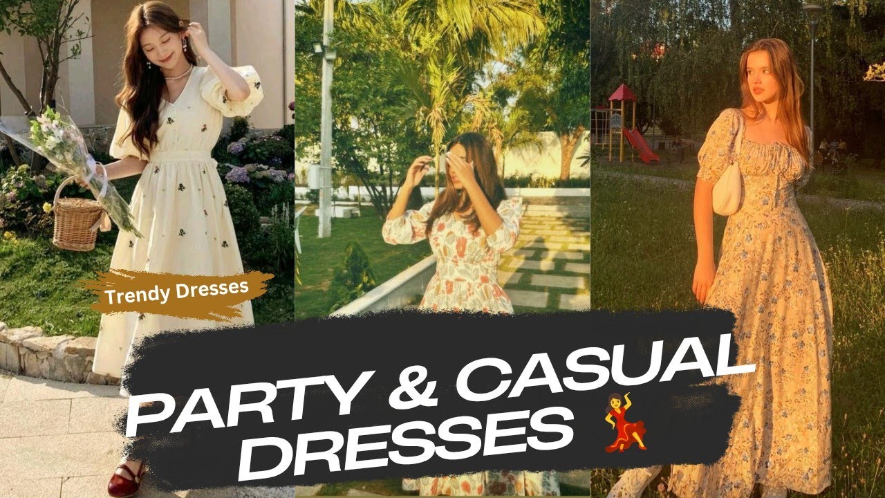 👗 Stylish Midi  Dresses Under Budget | Party Casual Wear Outfit Ideas 2025