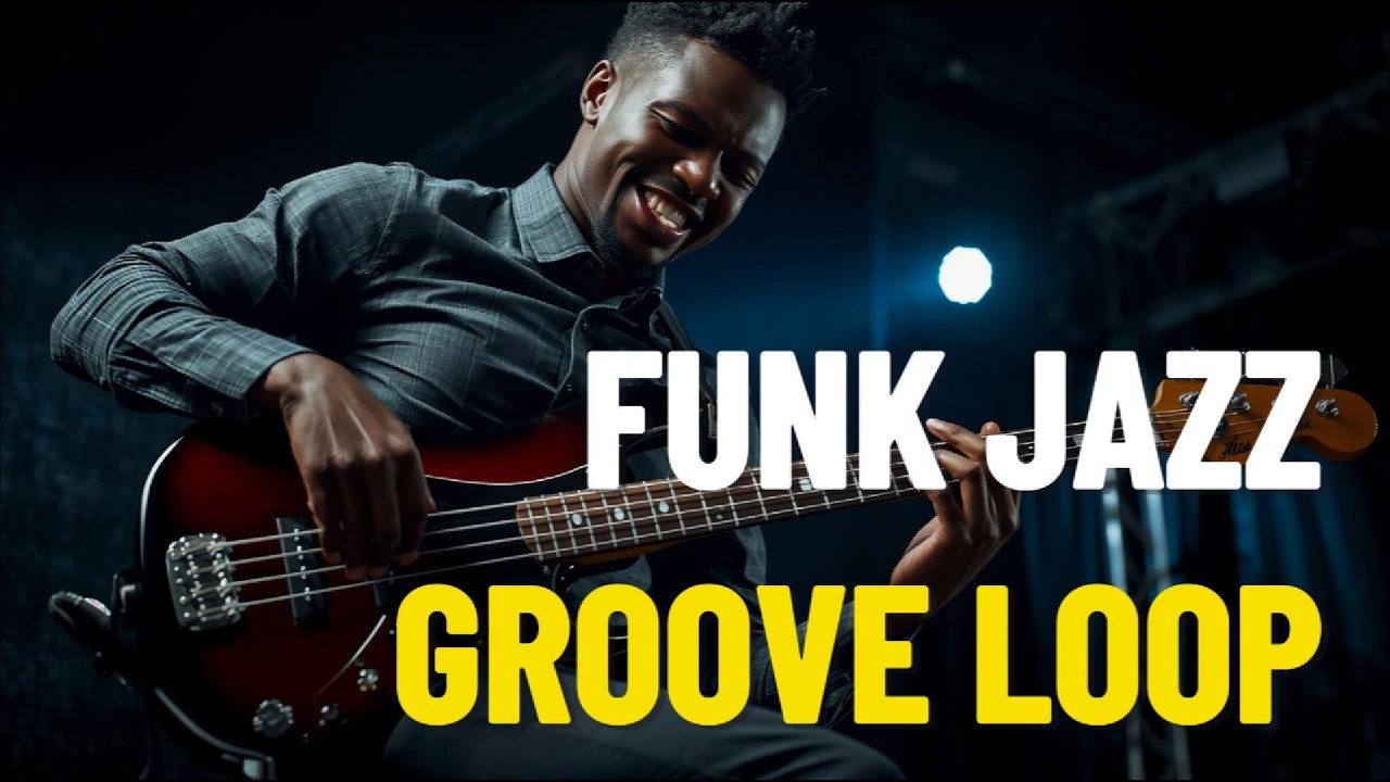 90s Funk Jazz Groove Loop | Jazz Fusion Slap Bass Instrumental & Chill Vibes