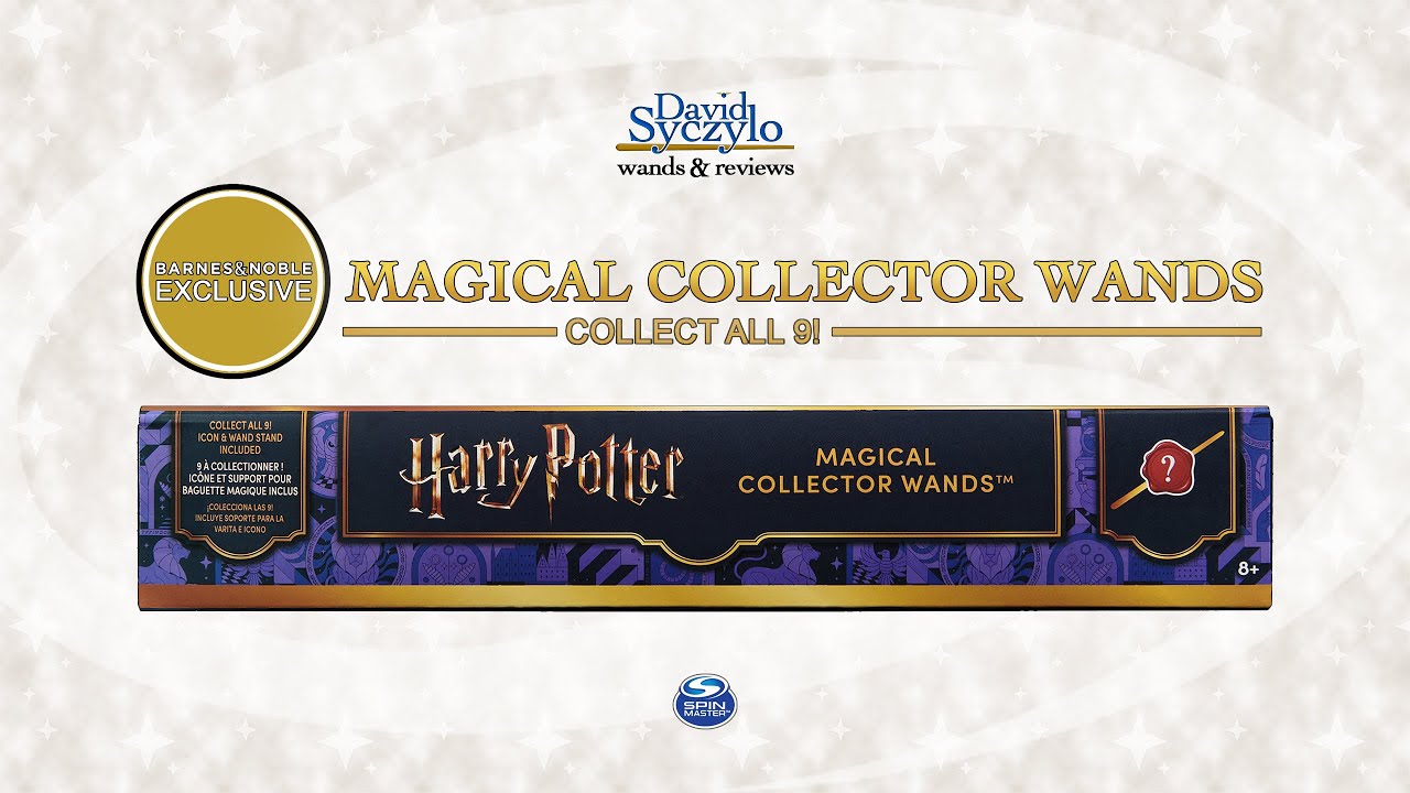 2025 SpinMaster Magical Collector Wands Set sold exclusively at Barnes and Noble stores.