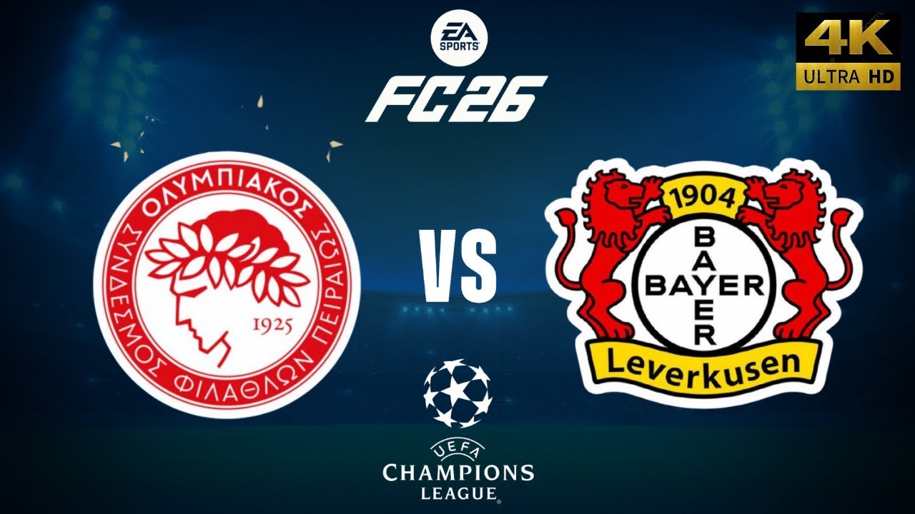 FC 26 - Olympiacos vs Bayern Leverkusen - Champions League 25/26 Full Match - PC [4K60]