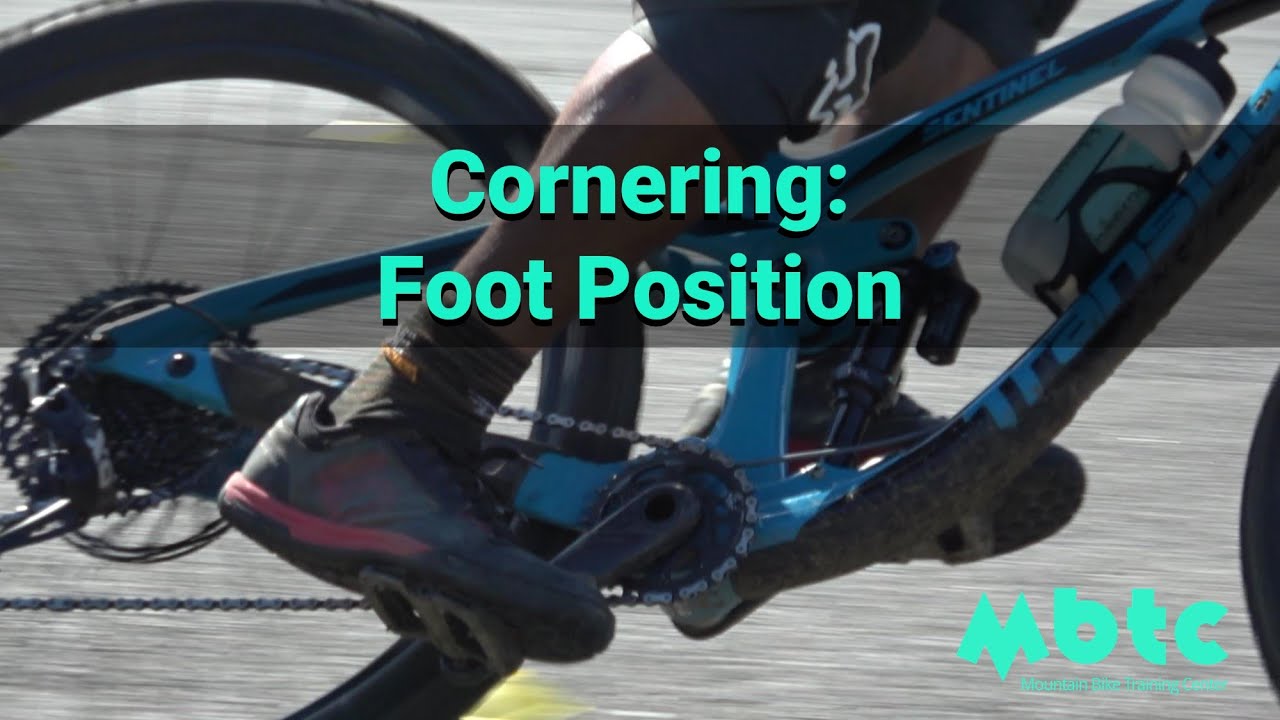 Dropping outside foot vs equal weight? MTB cornering technique