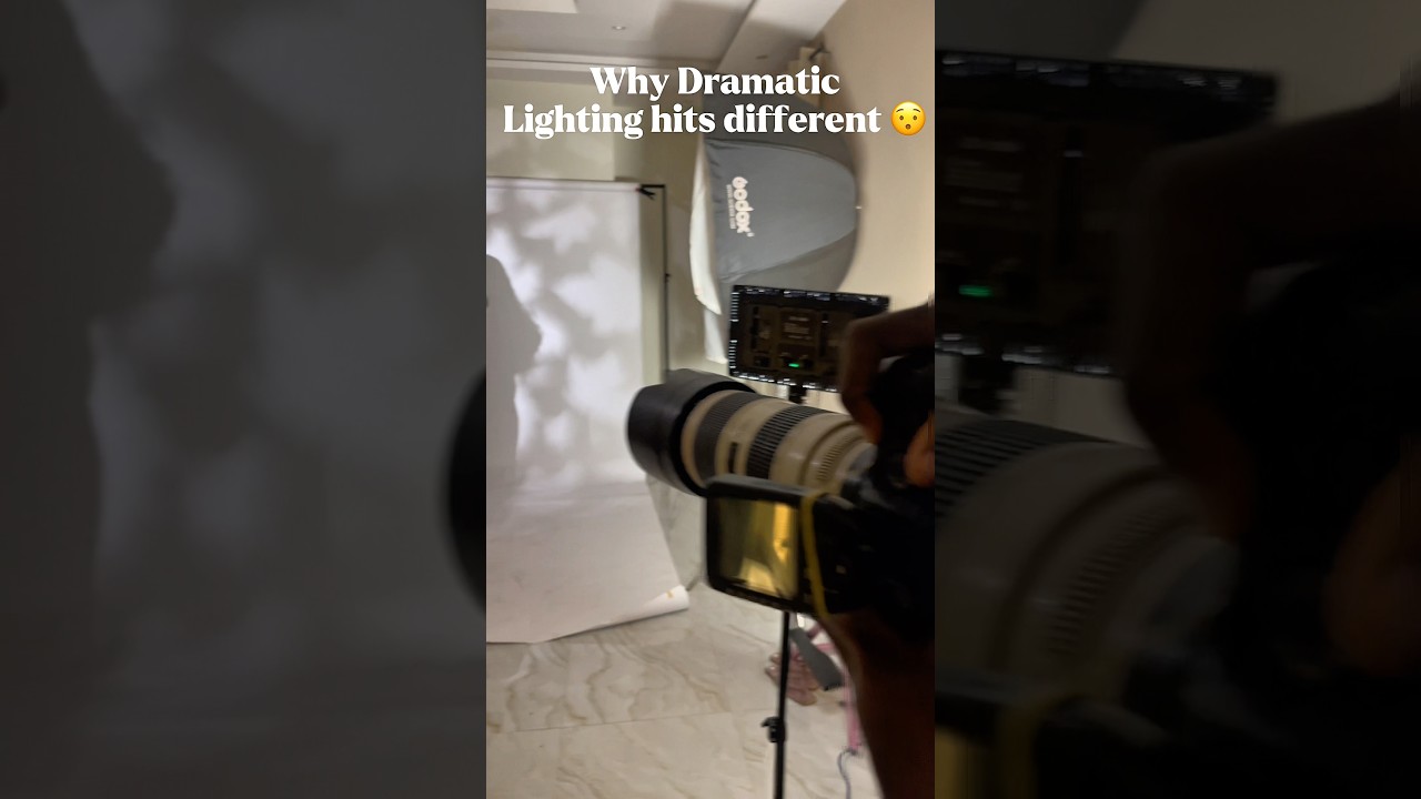 Why dramatic lighting hit different😯