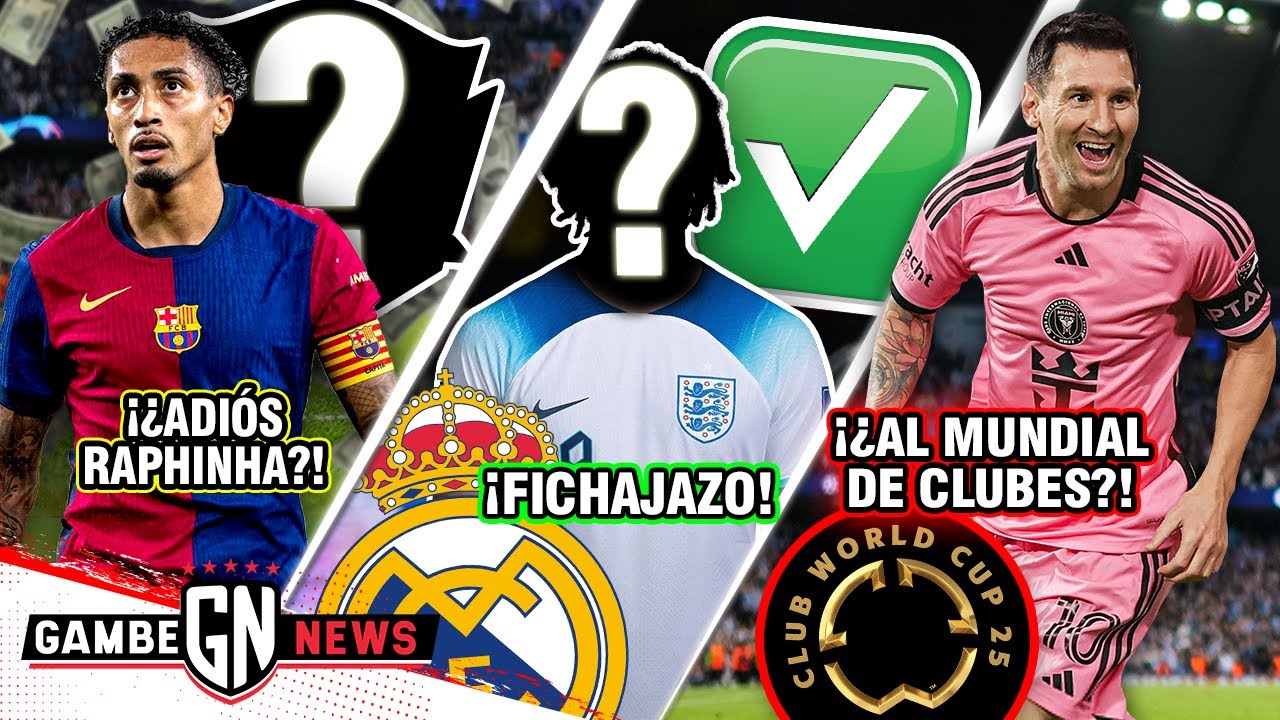 ¡Se quieren llevar a RAPHINHA! 😢| Confirman fichaje SOÑADO en Madrid | ¡¿MESSI al mundialito?!