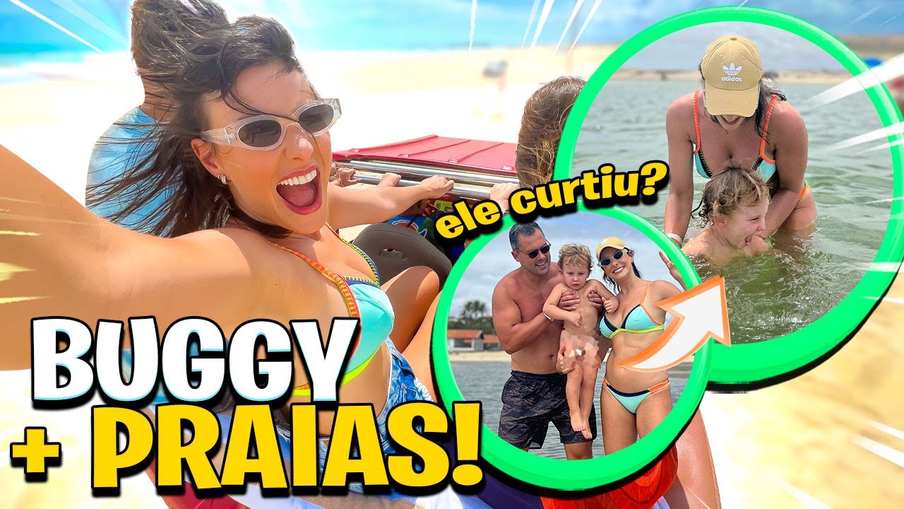 PASSEIO DE BUGGY EM FORTALEZA *levei meu bebê junto 😱* | Amanda Lunelli