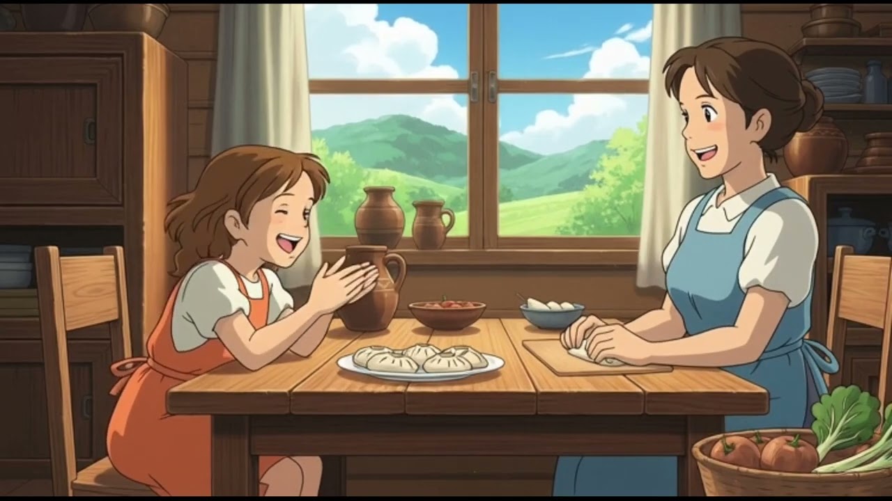Peaceful daily life of a cottage girl - relaxing Ghibli vlog -08 