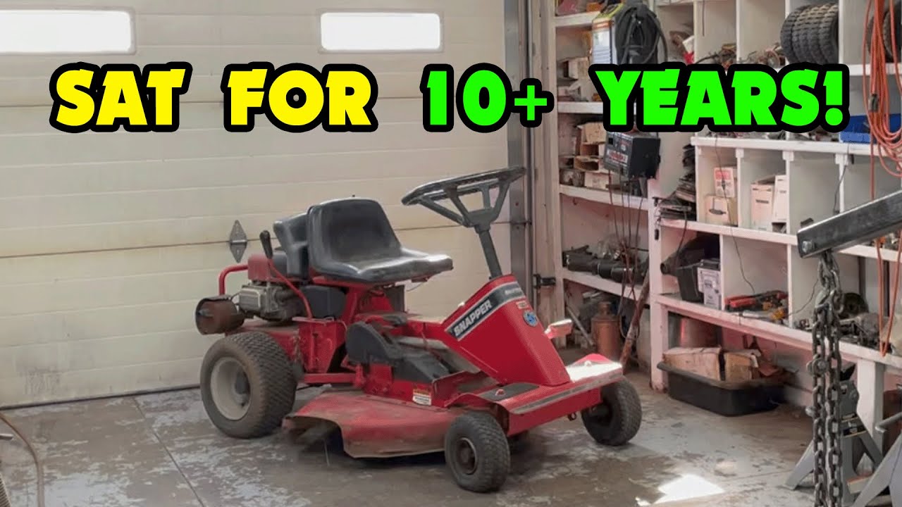 Replacing Drive Disc and Cleaning Carburetor on an Old Snapper Rear Engine Mower