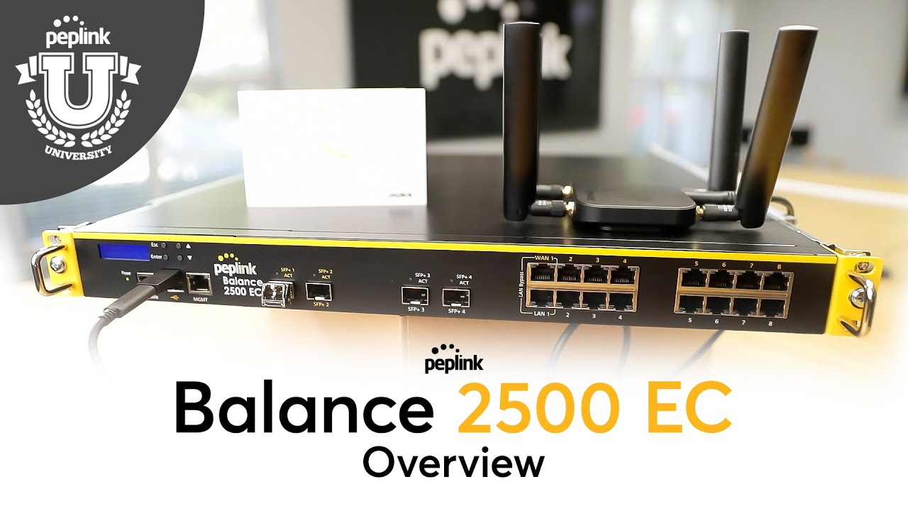 Peplink's most powerful router, Balance 2500 EC Overview!