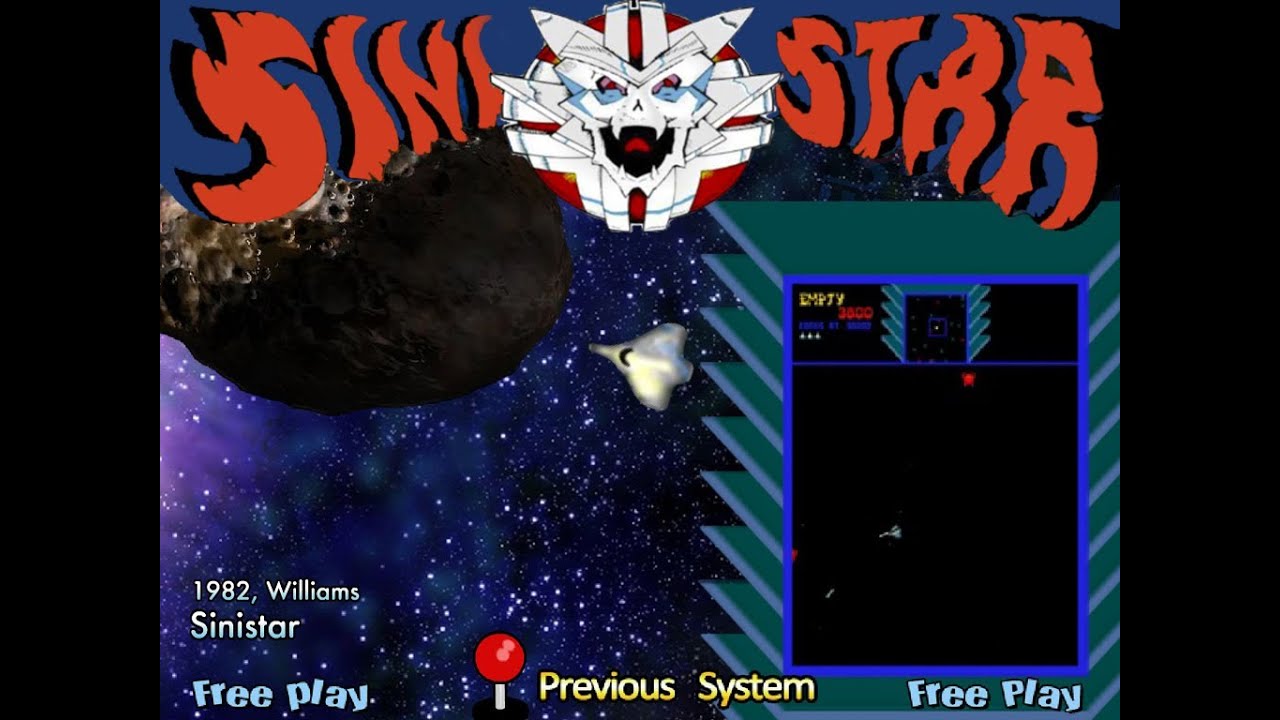 Sinistar (Arcade) - Game Play