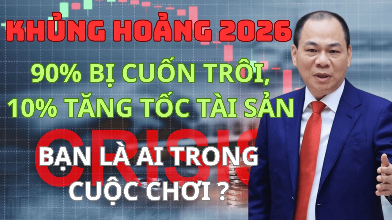 Khủng Hoảng 2026–2029: 90% Bị Cuốn Trôi, 10% Tăng Tốc Tài Sản – Bạn Là Ai Trong Cuộc Chơi?