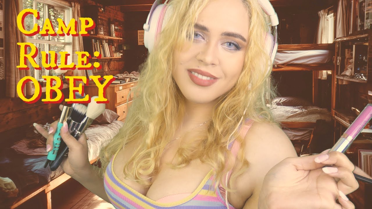 ASMR: Spit Painting you into my Hypnotized Doll [F4M][Makeup]