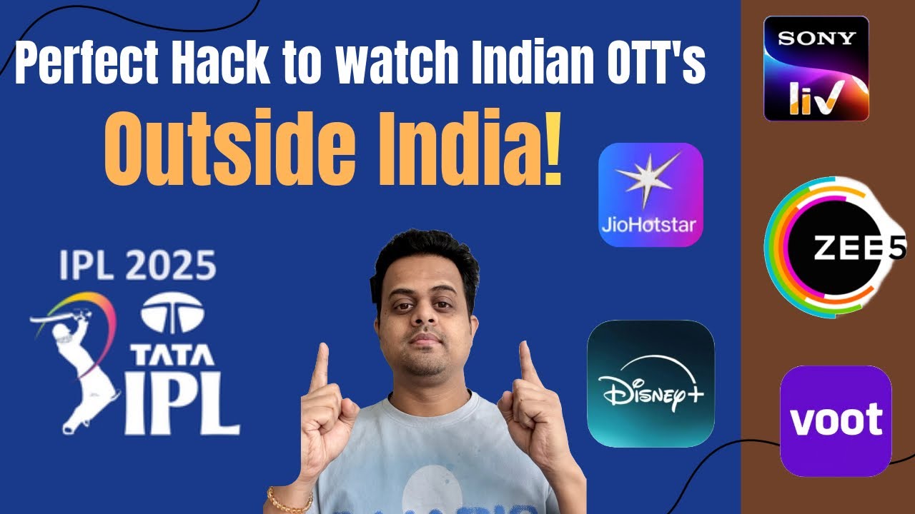 Watch IPL 2025 in foreign | JIO Hotstar in Germany | Watch India OTT's in Germany