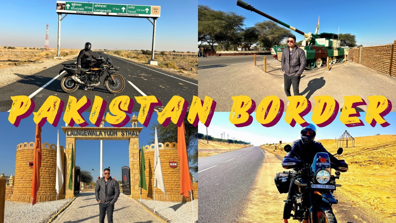 Pakistan Ki Naak Par Chada Di Bike | Laungewala Or Tanot By Bike | Jaan Hatheli Pe Lekar Bike Se Gya