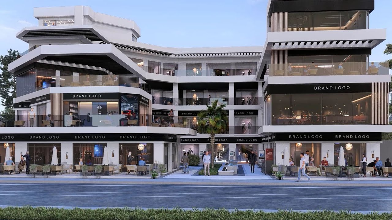 3D Animation of a Shopping Mall - Lumion