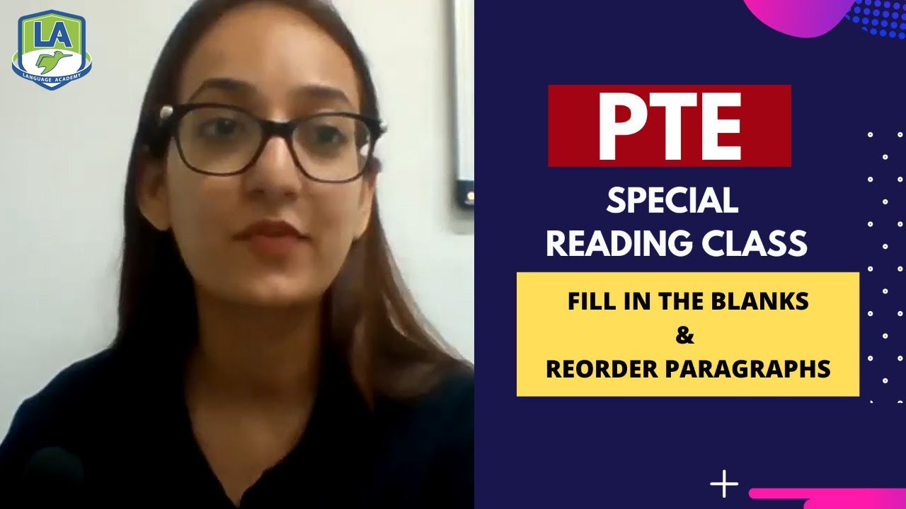 PTE Reading Practice Class | Fill in the Blanks & Reorder Paragraphs | Grammar Rules and Tricks