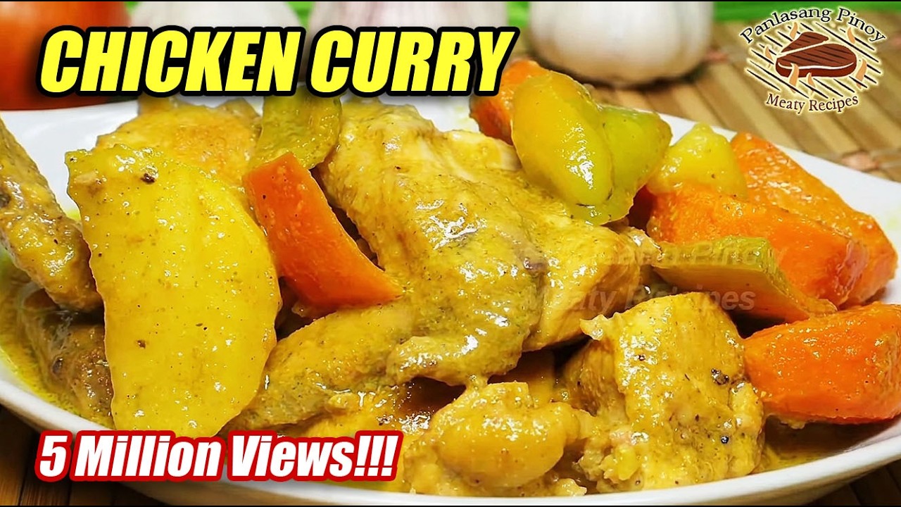 TASTY PINOY STYLE CREAMY CHICKEN CURRY! EASY TO COOK!