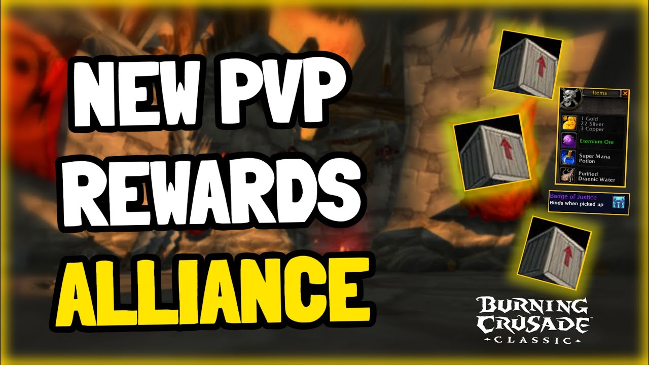 New PvP Rewards in TBC Classic - Gold, Badges and more