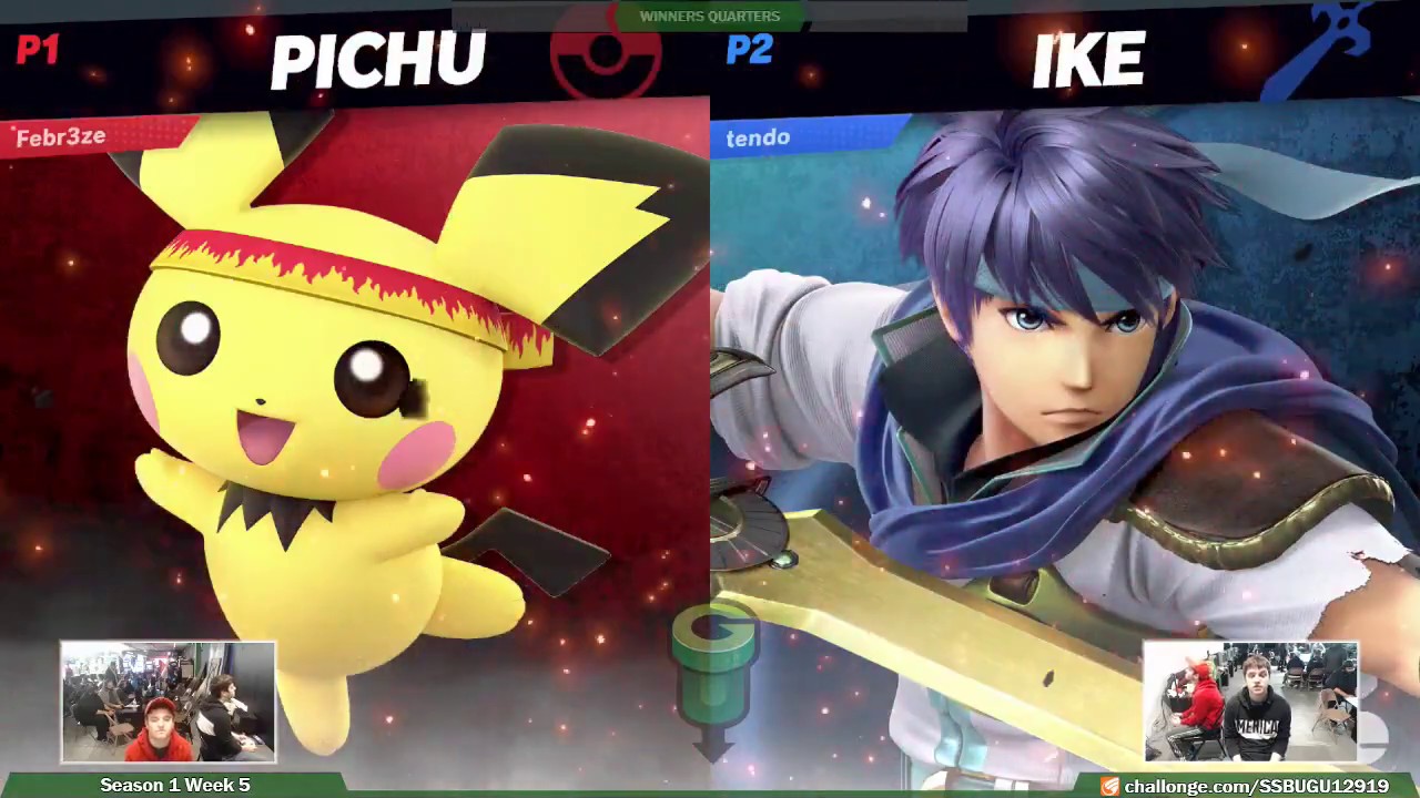 SU@GU 1-29 (Winners Quarters): Marss (Ike/Ice Climbers) vs KOM (Pichu)