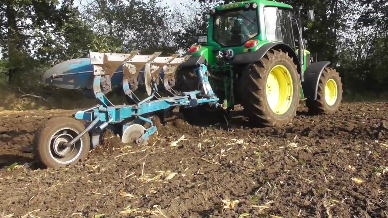 John Deere 6320 Sound beim Pflügen