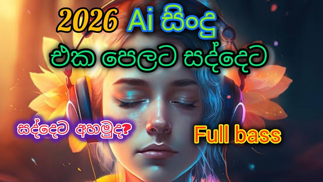 2026 New AI | Song සද්දෙට එක පෙලට අහමුද#sinhalasongs 
