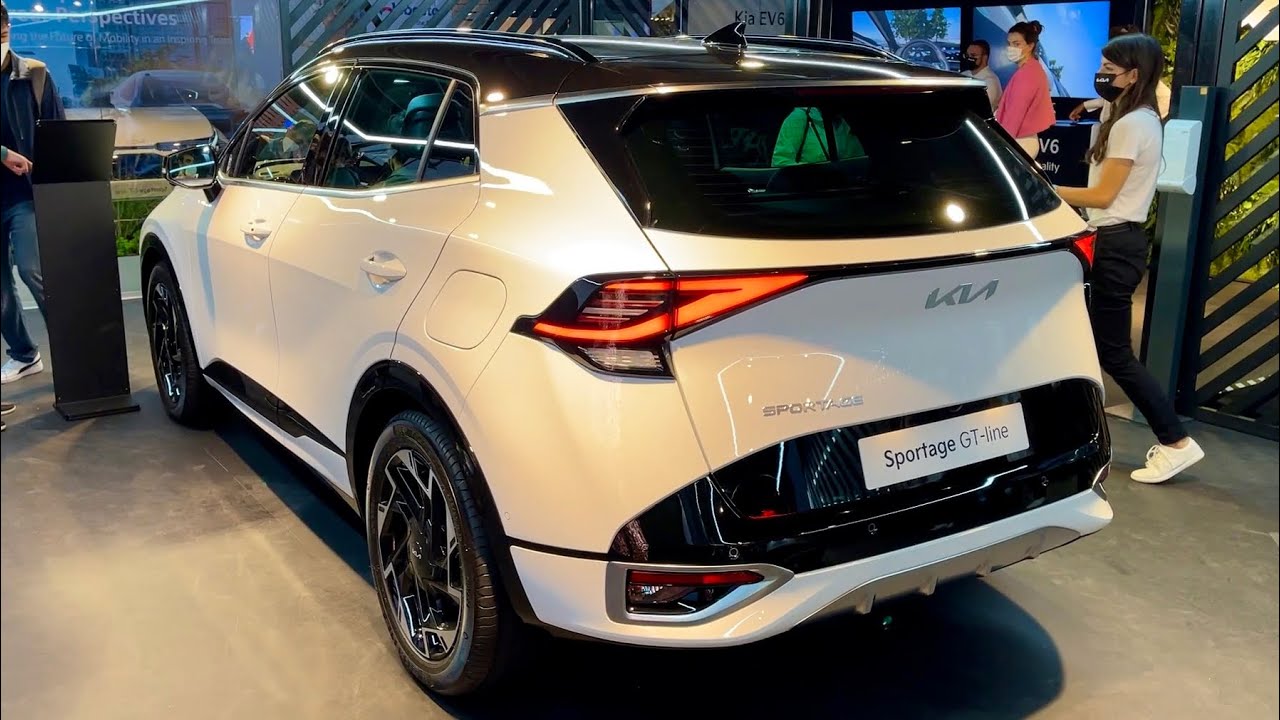 Новый KIA SPORTAGE 2022 - ПОЛНЫЕ ДЕТАЛИ экстерьера, салона, багажника и окружающего освещения