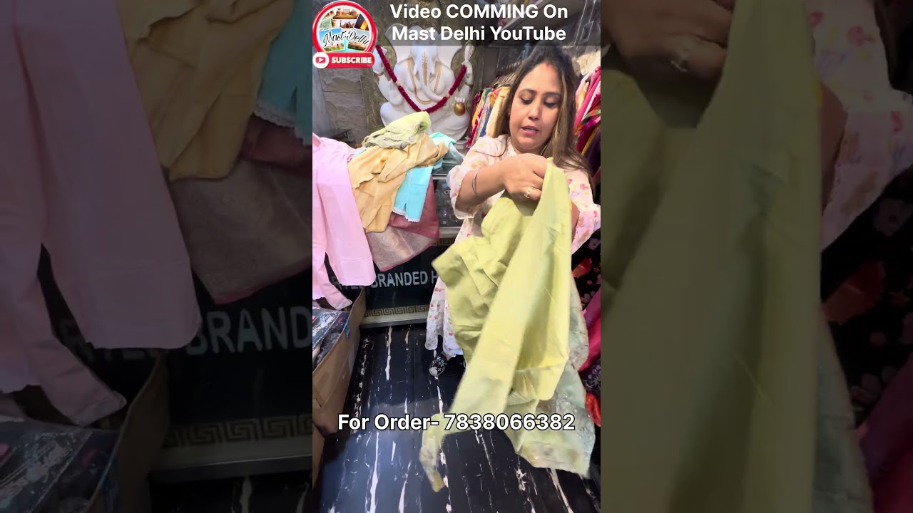 Branded Designer Cloths | Kurti Suits Set #exportsurplus #mastdelhi #dress #trending #shortsvideos