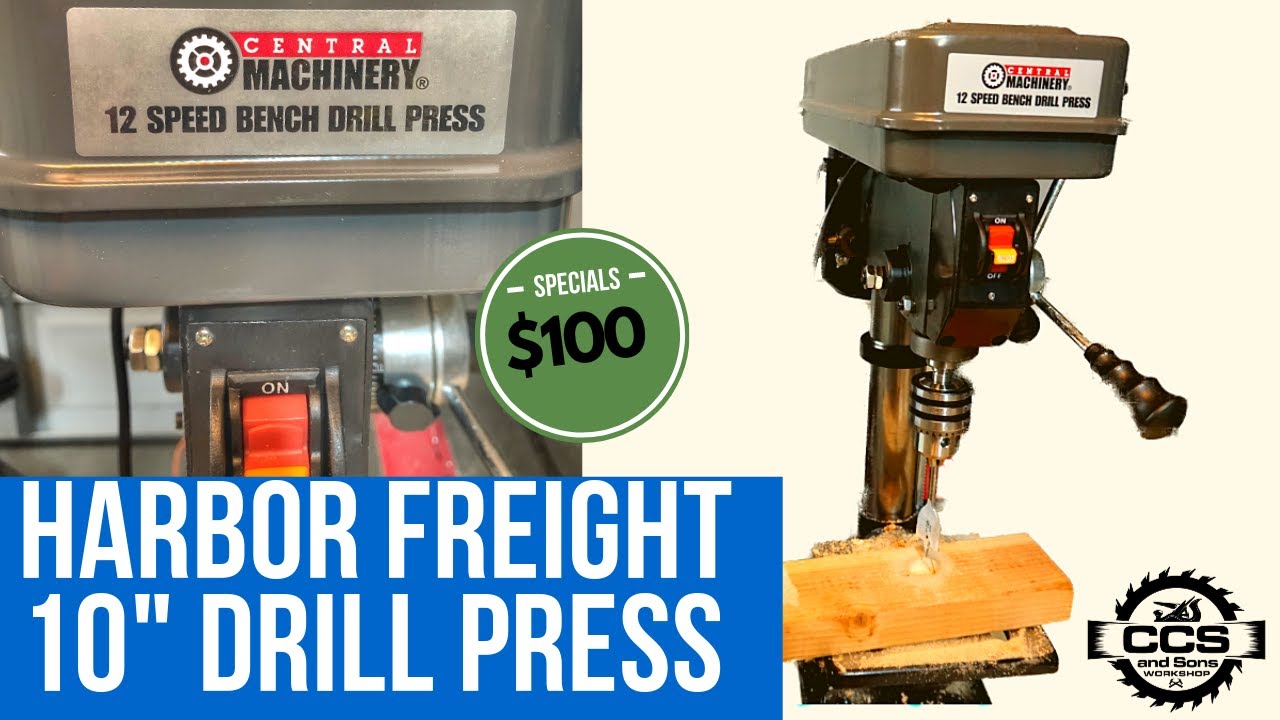 100 Dollar Drill Press?! Harbor Freight 10