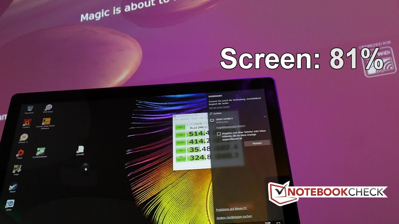 Lenovo Yoga 510 review -  Notebookcheck test results. 7.8 / 10