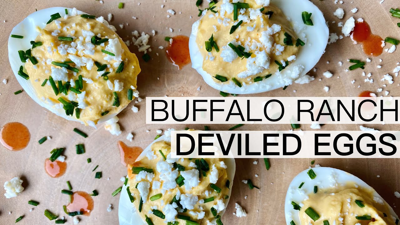 BUFFALO RANCH DEVILED EGGS