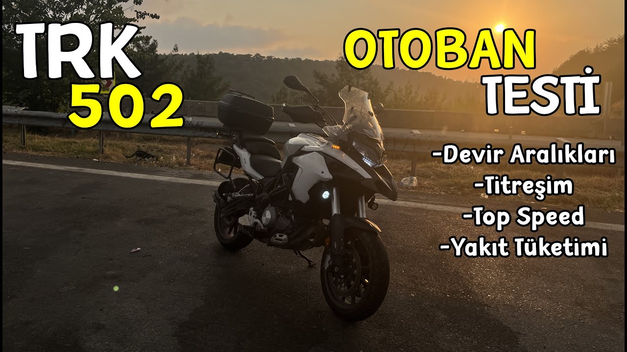 TRK 502 OTOYOL TESTİ | DEVİR ARALIKLARI | TOP SPEED | TİTREŞİM | POV DRİVE 🏍
