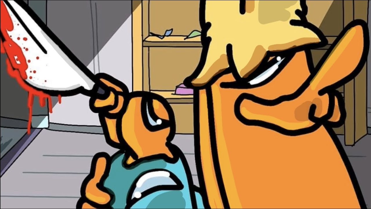 ⭐️ RUBIUS IMPOSTOR y su MASCOTA en Among Us (Animación)