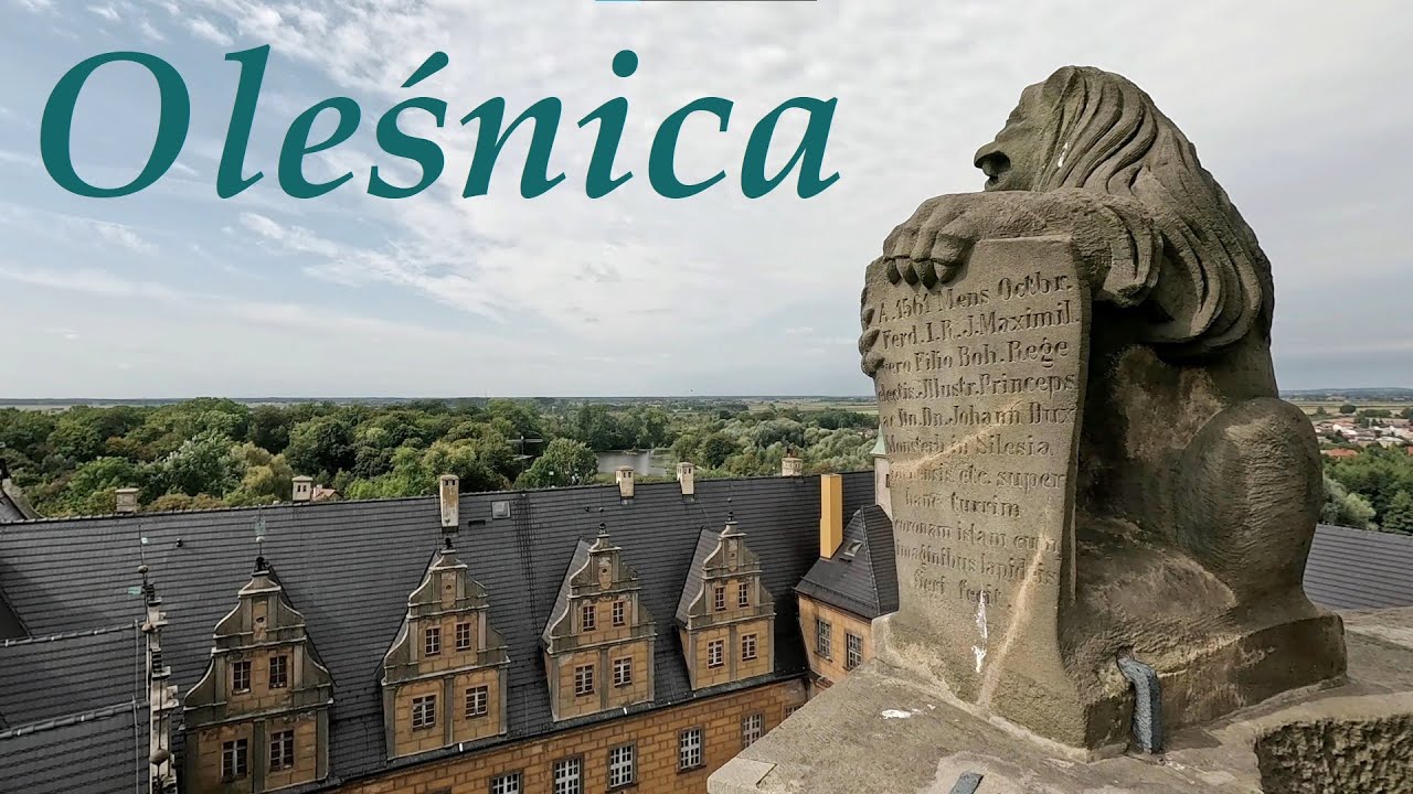 Poland. Olesnica 2024. Olesnica Castle. 4K video.