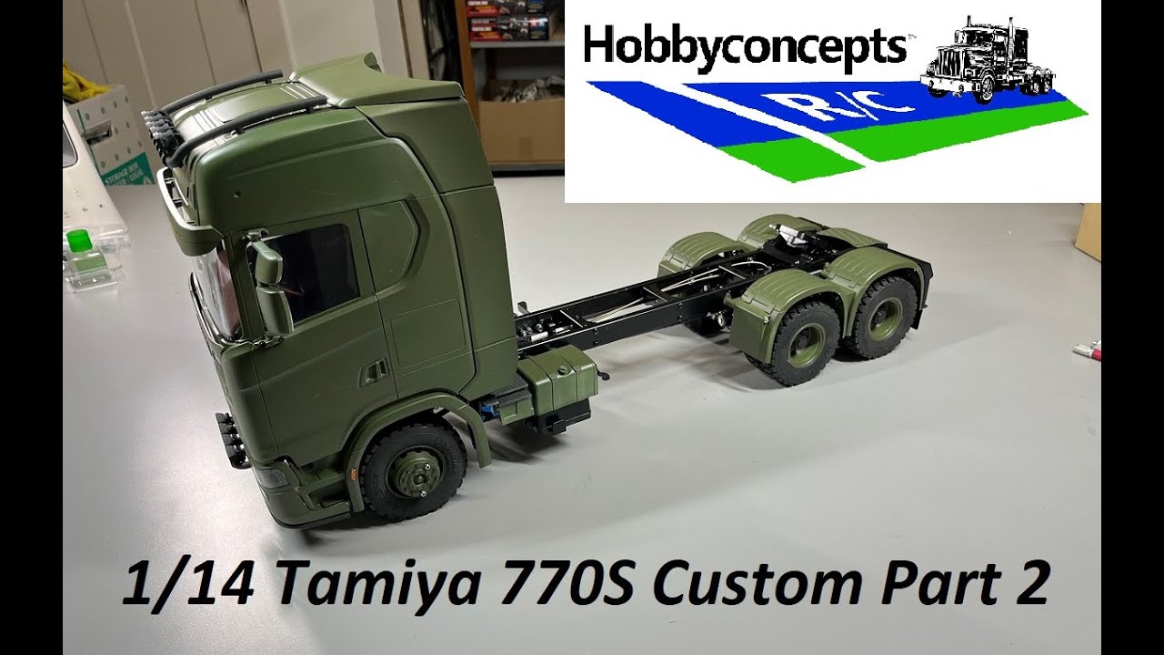 1/14 Tamiya Scania 770S Custom Build w Trailer- Part 2