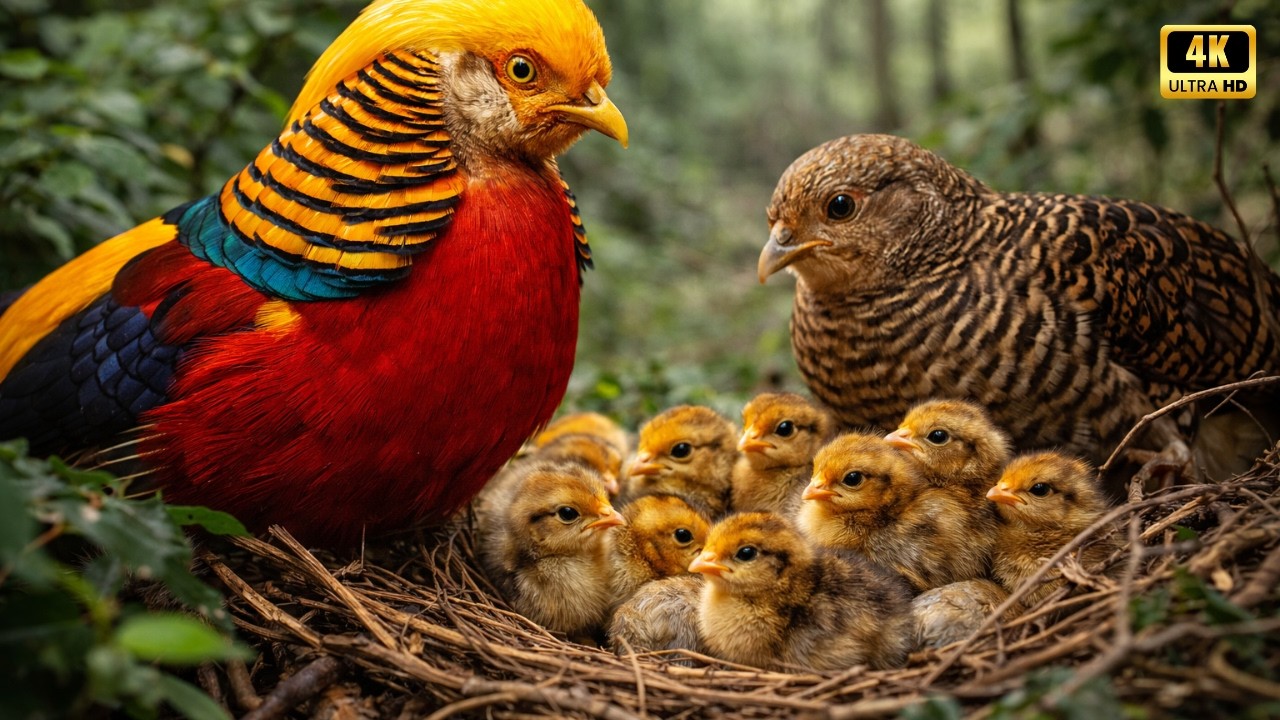 The Bird That Sets the Forest Ablaze: The Mystery of the Golden Pheasant Revealed | Documentary