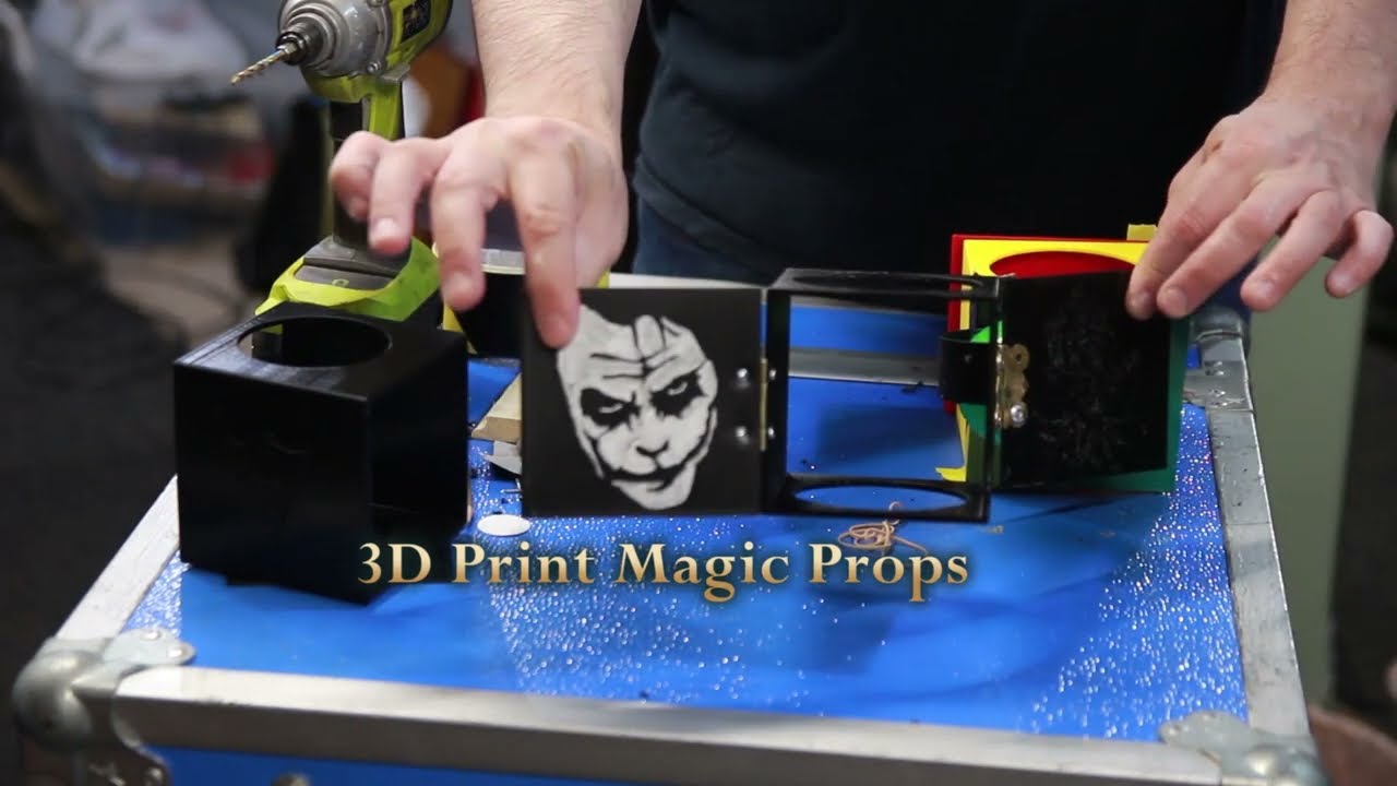 Joker Tube and Box by eMadgic Magic Trick 3D Print Prop