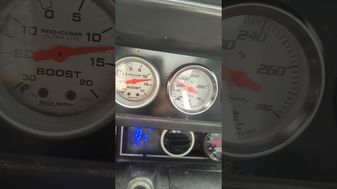 13PSI and Pump Gas + 11.4AFR = Advance The Timing - Fox Capri😁💥🔥 #bov #supercharged #boost #tuning