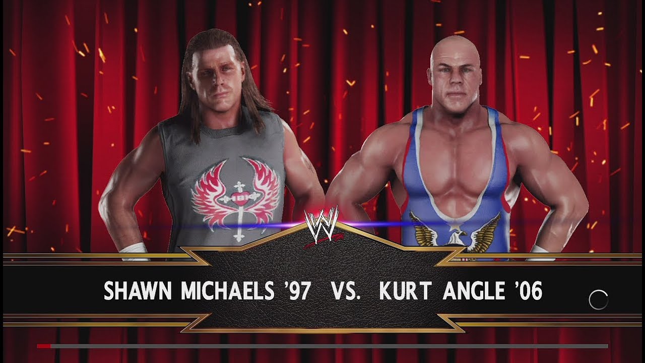 WWE 2K18 (PS4) Shawn Michaels vs Kurt Angle Wrestlemania 21