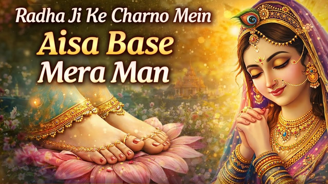 Radha Ji Ke Charno Mein Aisa Base Mera Man | Radha Rani Bhajan | Heart Touching Bhakti Song