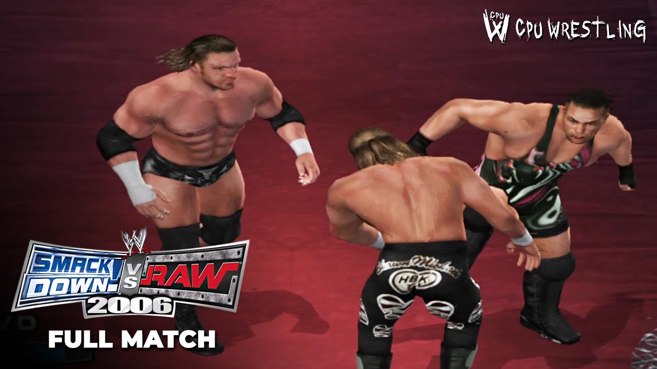 WWE SVR 2006 | Hardcore Match: Triple H vs Shawn Michaels vs Rob Van Dam