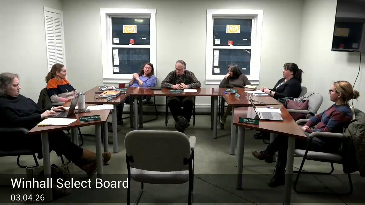 Winhall Select Board 03.04.26