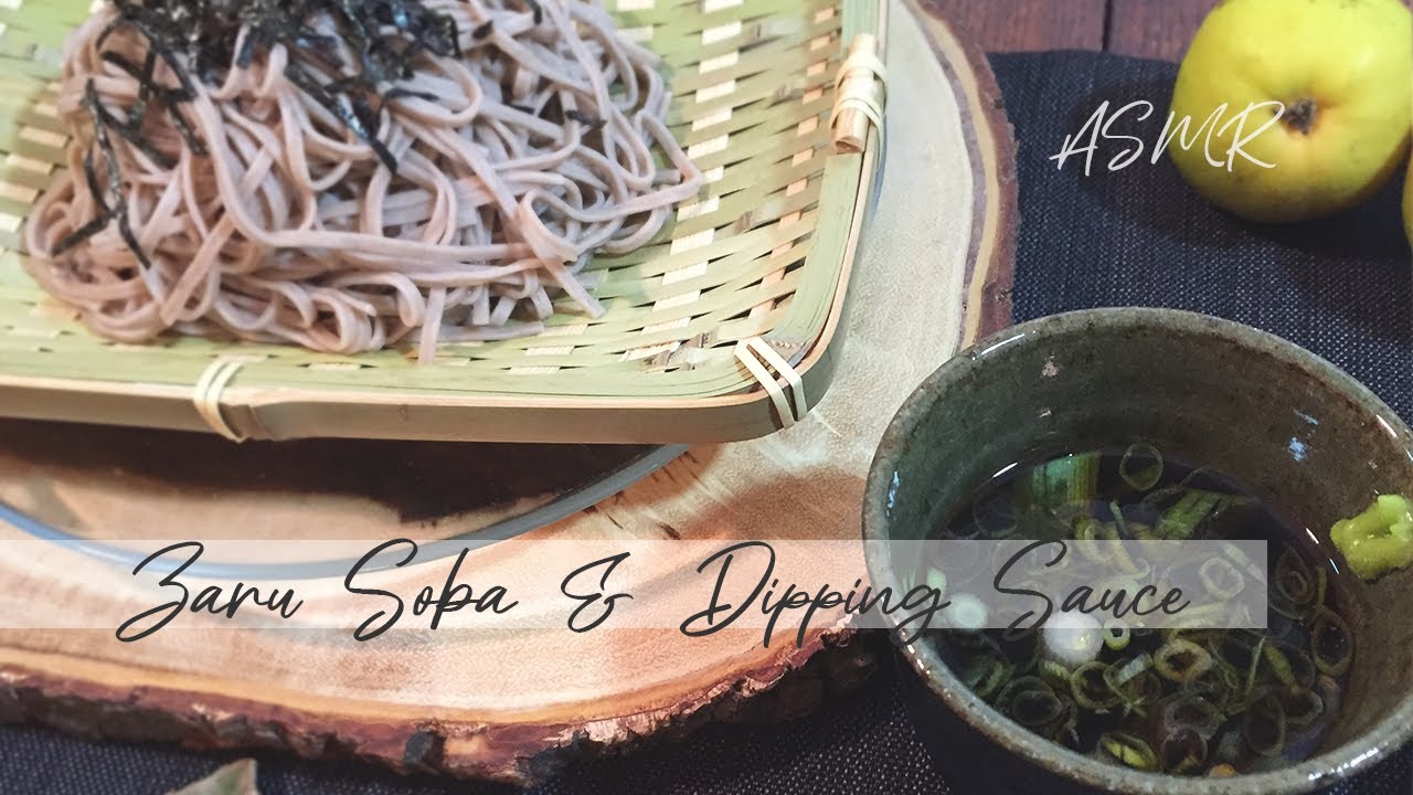 [ASMR] How To Make JAPANESE ZARU SOBA & SOBA DIP | Easy Recipe From Traditional Japanese Restaurants