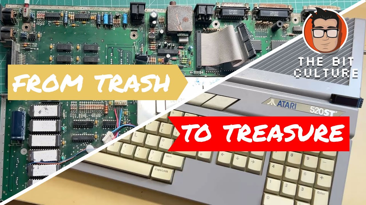Возвращение Atari STFM к жизни из запасных частей