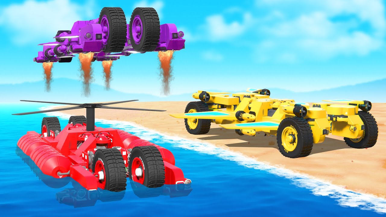 Build The BEST ALL TERRAIN Vehicle Challenge in Trailmakers!